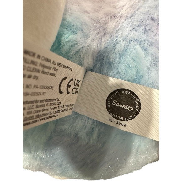 18" Sanrio Hello Kitty‎ And Friends Sleeping Cinnamon Roll With Teddy Bear Plush - Picture 4 of 6